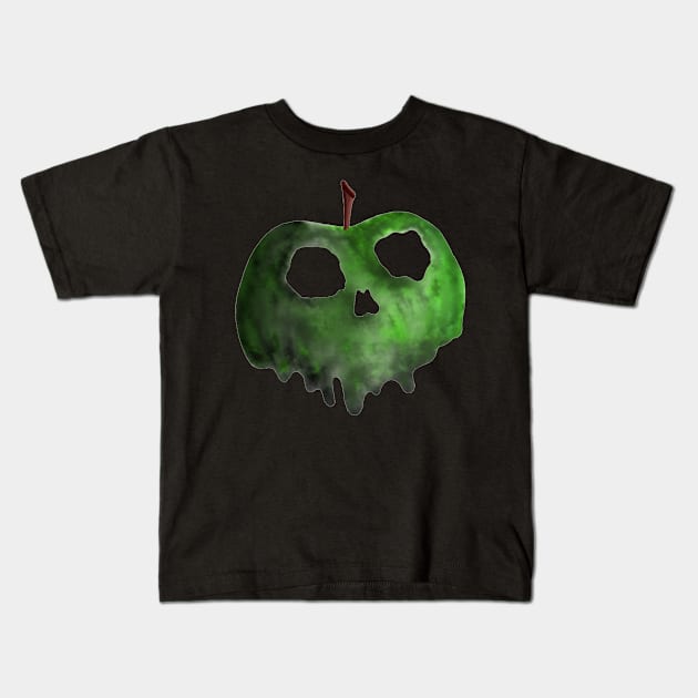 Poisoned Skull Kids T-Shirt by ickiskull